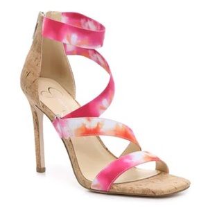 Jessica Simpson Cork Heel NWOT